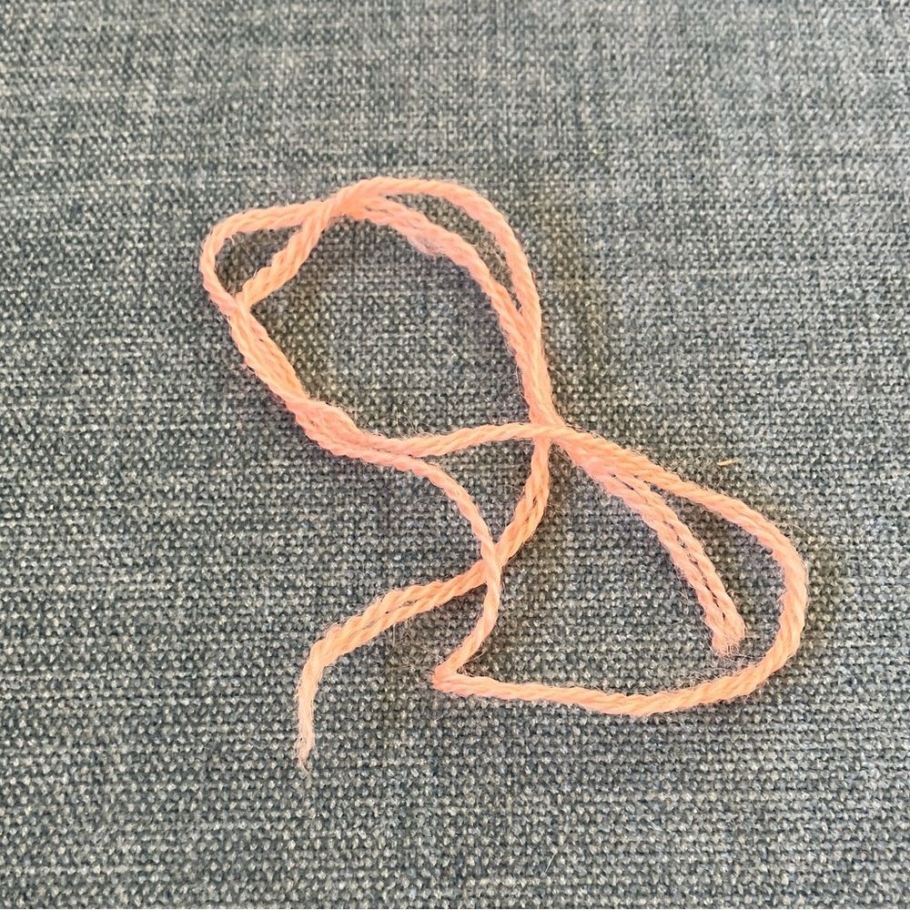 Pink Needlepoint Thread Yarn